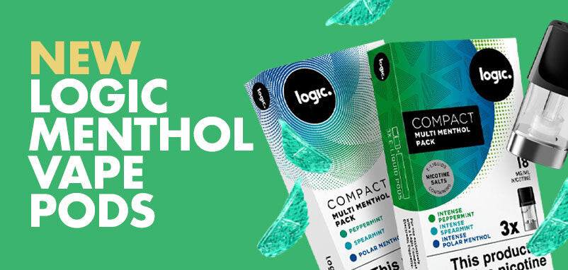 Explore Logic Vapes Menthol Selection Explore Logic Vapes Menthol Selection