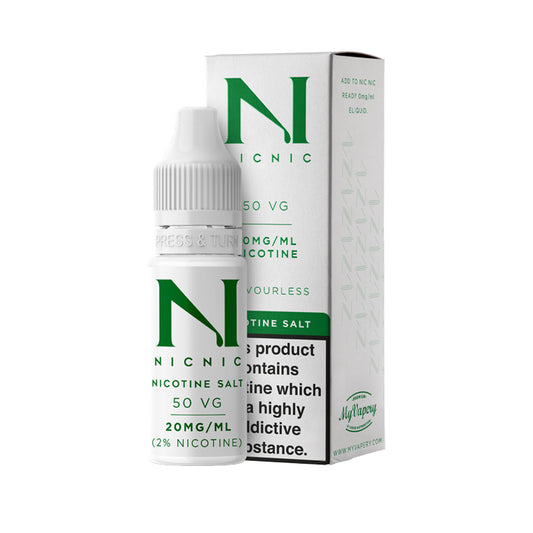 Nic Nic 10ml Nic Salt Shot 20mg 50VG and Box