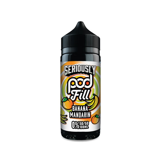 Banana Mandarin 100ml Shortfill E-Liquid by Seriously PodFill