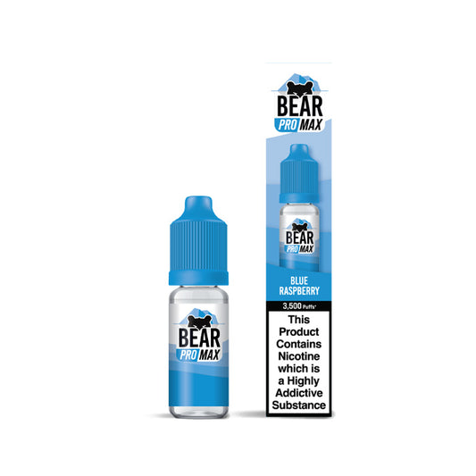 Bear Pro Max 10ml Nic Salt E-Liquid Blue Raspberry