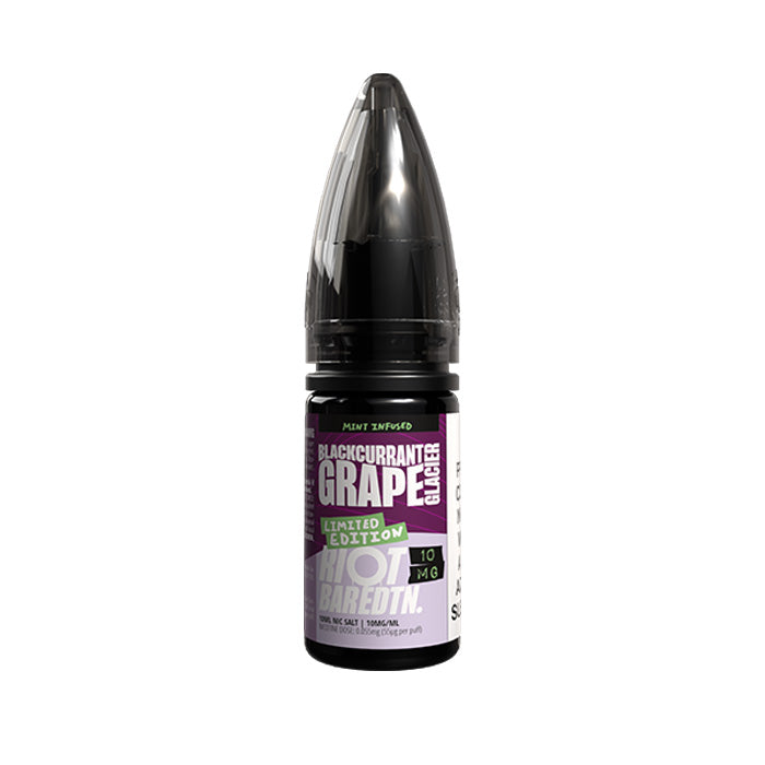 Blackcurrant Grape Glacier Limited Edition Nic Salt E-Liquid by Riot B Blackcurrant Grape Glacier Limited Edition Nic Salt E-Liquid by Riot B