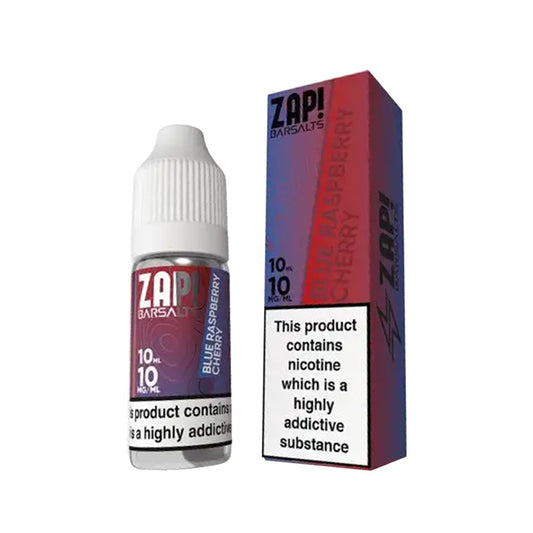 Blue Raspberry Cherry 10ml Nic Salt E-Liquid by Zap Bar Salts