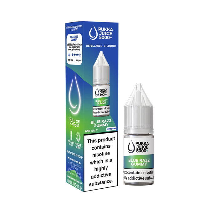 blue razz gummy elux liquid Blue Razz Gummy Nic Salt E-Liquid by Elux Legend