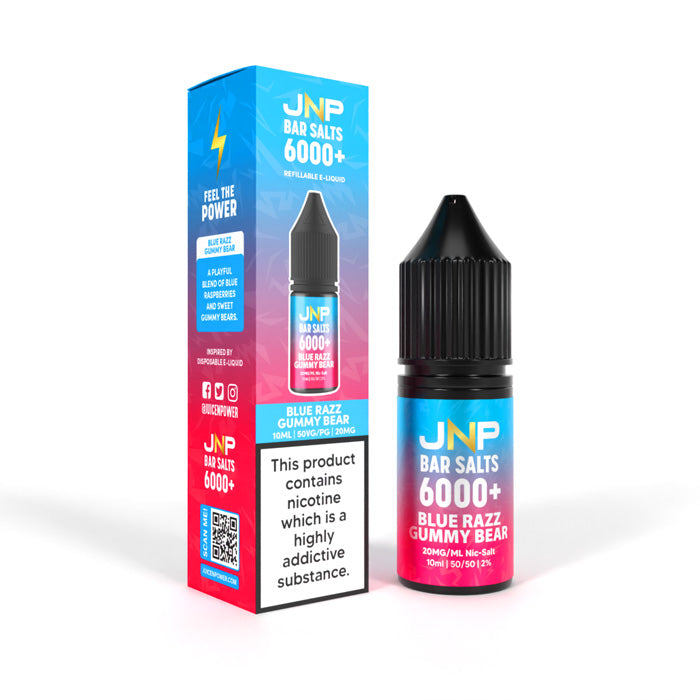 monthly vape juice deals Hayati Blue Razz Gummy Bear 100ml Shortfill Vape Juice main image 1