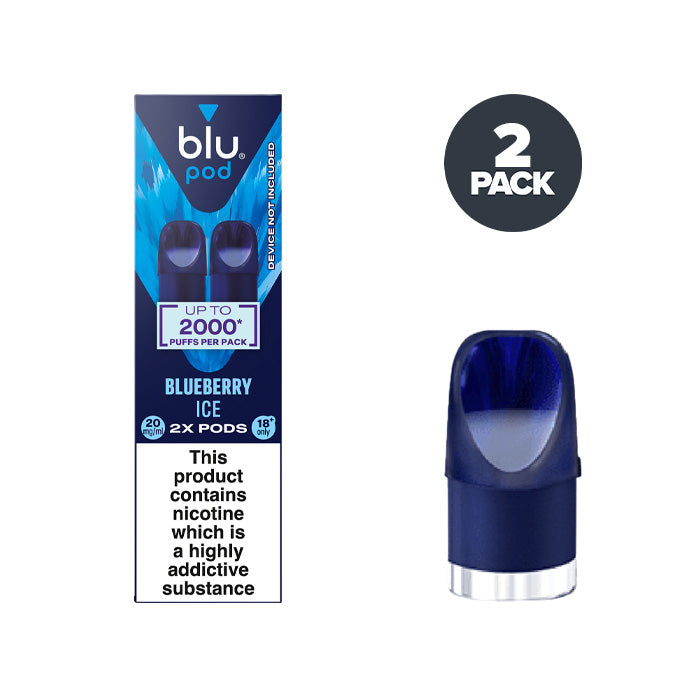 Blueberry Ice Blu Bar Pre-filled Pods Blueberry Ice Blu Bar Pre-filled Pods