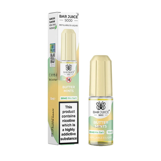 Butter Mints 10ml Nic Salt E-Liquid by Bar Juice