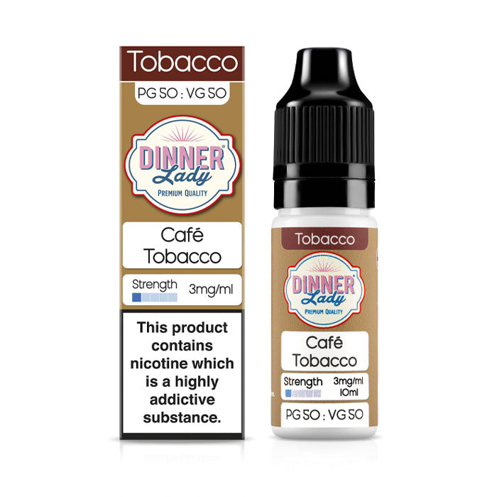 elfbar elfa master akku Cafe Tobacco 10ml E-Liquid by Dinner Lady