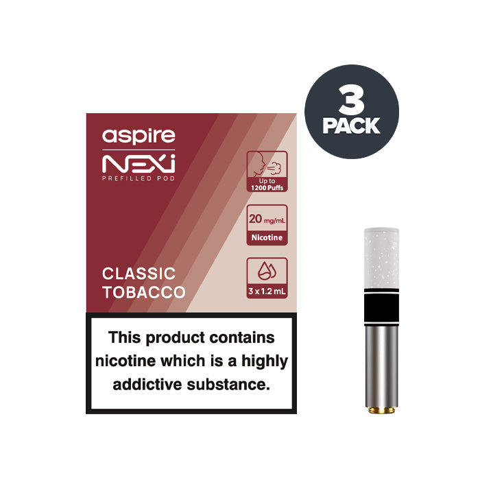 Nexi One Aspire Pods Classic Tobacco Aspire Nexi One Pre-filled Pods ASPIRE  NEXI ONE Liquid