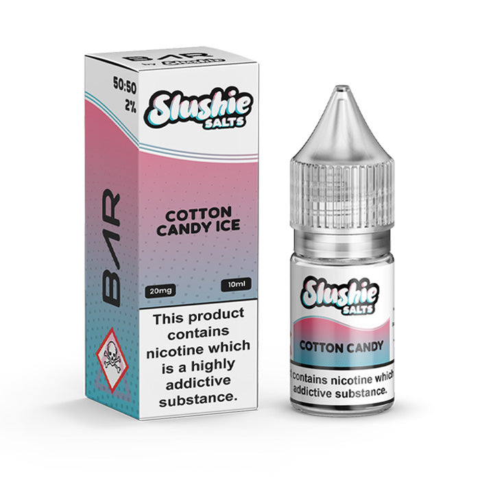 Cotton Candy Vape Juice Cotton Candy Ice Nic Salt E-Liquid by Slushie Salts  BAR Cotton Clouds - Pod Juice E-Liquid - 100mL .99