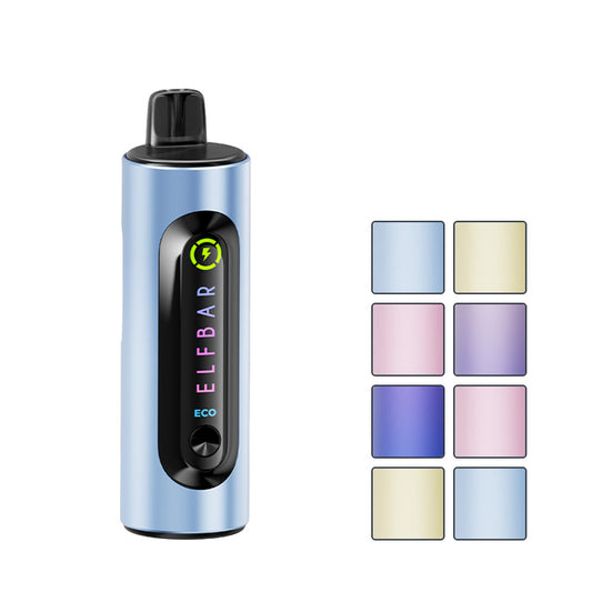 Elf Bar 4 in 1 Prefilled Pod Kit showcasing eight of the sixteen available colours
