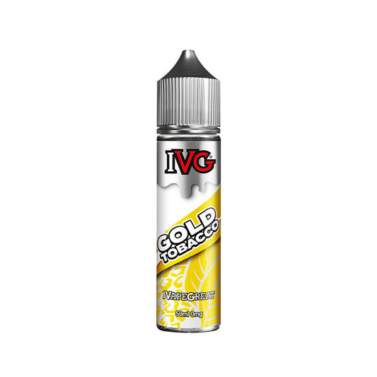 Gold Tobacco 50ml Shortfill E-Liquid by IVG