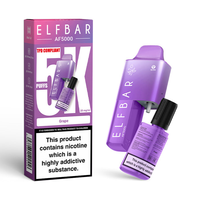 Elf Bar AF5000 Disposable Vape Grape