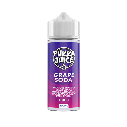 Grape Soda 100ml Shortfill E-Liquid by Pukka Juice