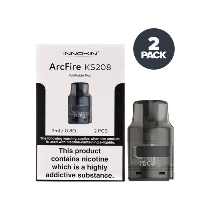Innokin ArcFire Replacement Pods | Mesh Coil Pre-Installed Innokin ArcFire Replacement Pods | Mesh Coil Pre-Installed