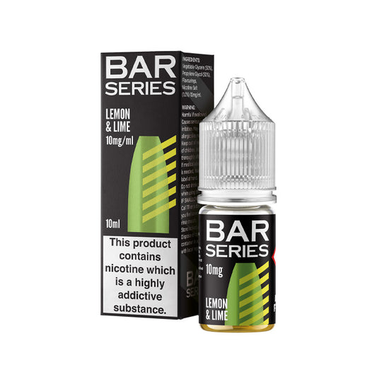 Lemon & Lime 10ml Nic Salt E-Liquid by Bar Series