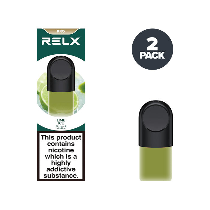Lime Ice RELX Infinity Pro Pre-filled Pods | Pack of 2 Lime Ice RELX Infinity Pro Pre-filled Pods | Pack of 2