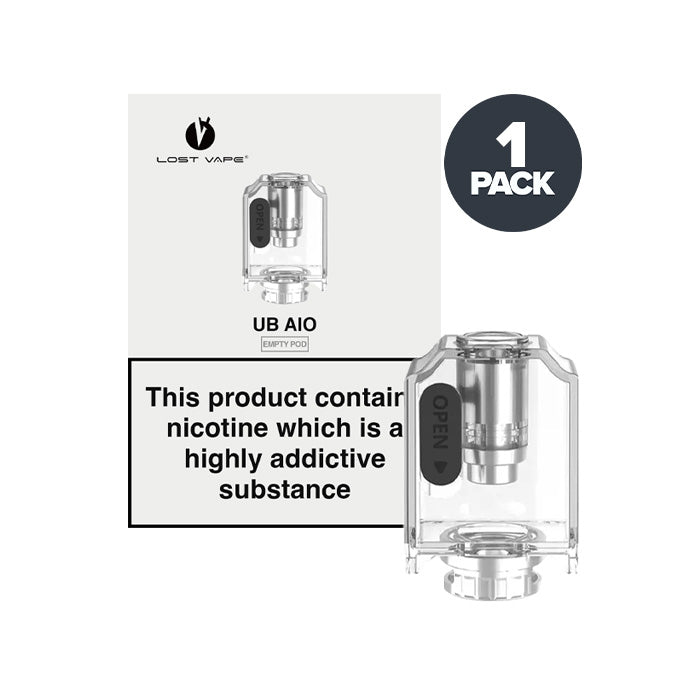 Lost Vape UB AIO Empty Pods | Pack of 1 Lost Vape UB AIO Empty Pods | Pack of 1