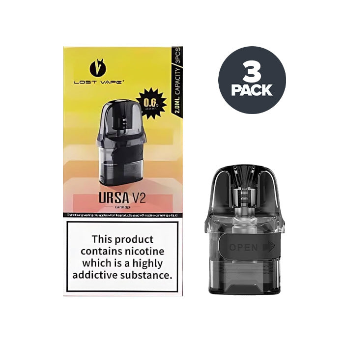 Lost Vape Ursa V2 Replacement Pods | UK Ecig Store Lost Vape Ursa V2 Replacement Pods | UK Ecig Store