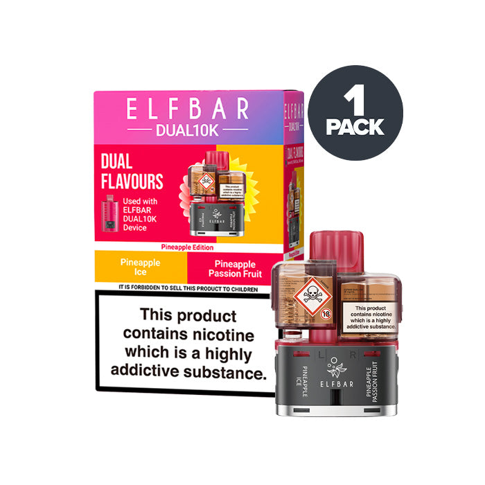 Pineapple Edition Elf Bar Dual 10K Refill Packs Pineapple Edition Elf Bar Dual 10K Refill Packs