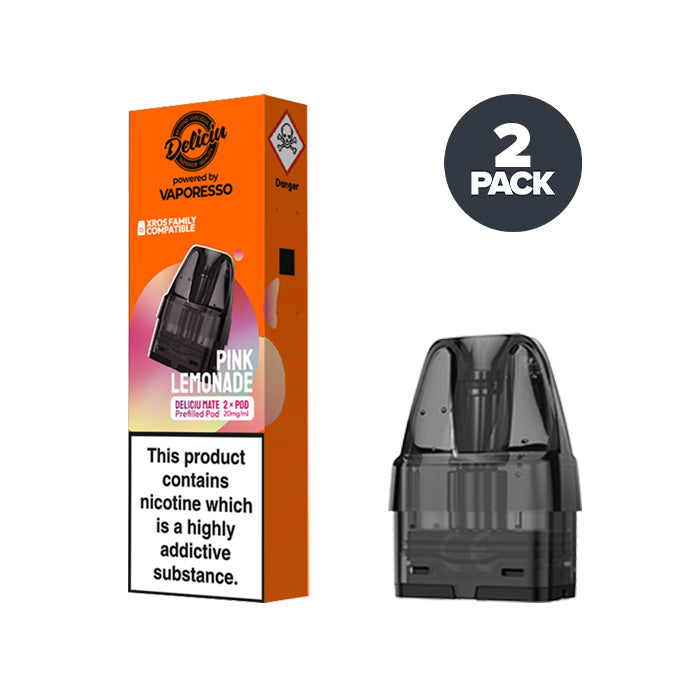 Pink Lemonade Vaporesso Deliciu Mate Pre-filled Pods | Multi-buy Discount Pink Lemonade Vaporesso Deliciu Mate Pre-filled Pods | Multi-buy Discount