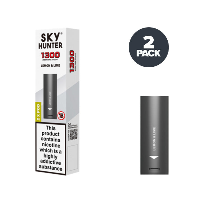 Lemon Lime Sky Hunter 1300 Pre-filled Pods