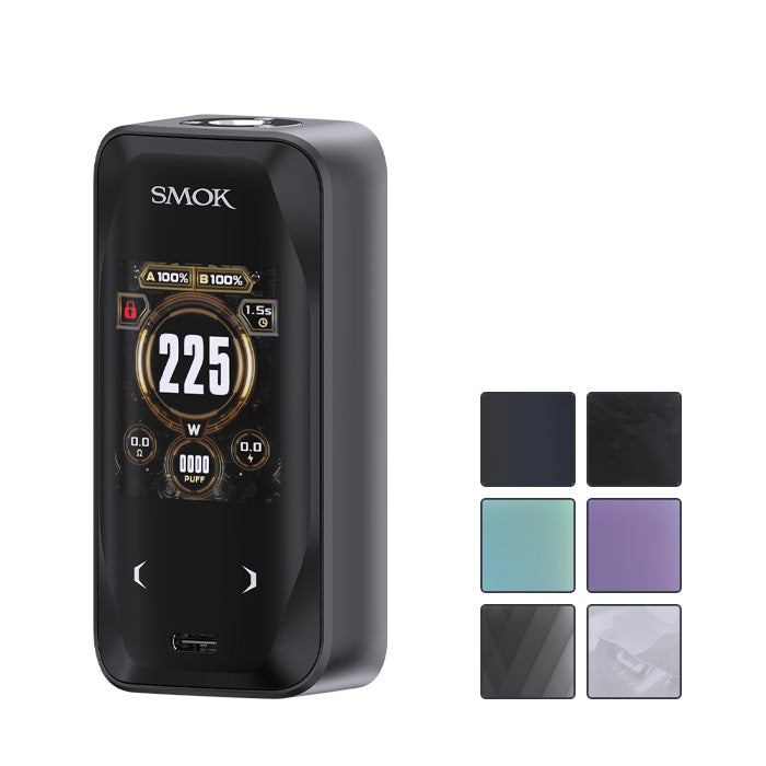 Vape Mod Full Kit SMOK X-Priv Plus 225W Vape Mod Box - Dual 18650 Battery Mod For MTL/DTL Vaping, USB-C Fast Charge (Batteries Sold Separately, Black) Vape Mod Full Kit SMOK X-Priv Plus 225W Vape Mod Box - Dual 18650 Battery Mod For MTL/DTL Vaping, USB-C Fast Charge (Batteries Sold Separately, Black)