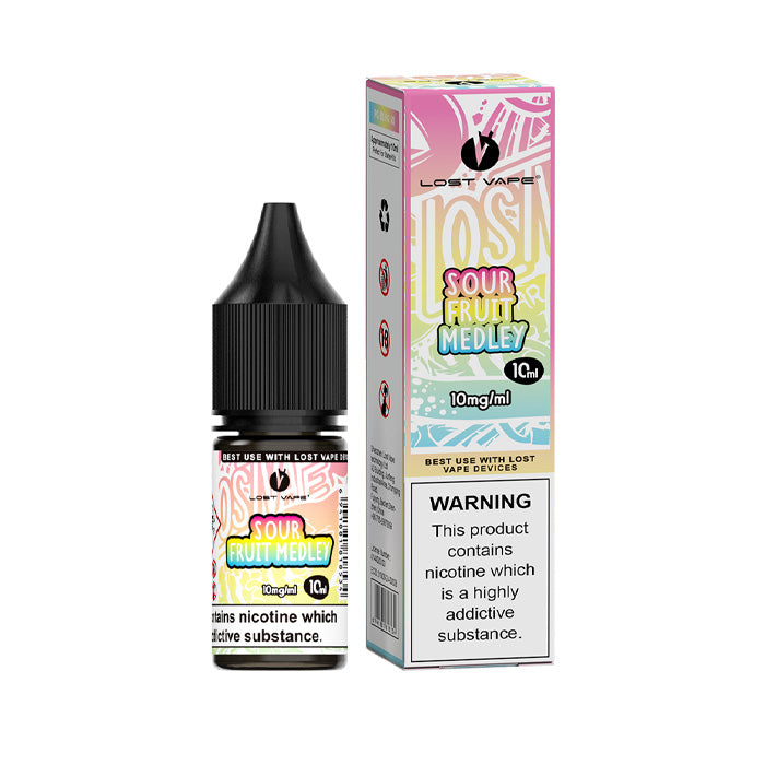 Sour Fruit Medley Nic Salt E-Liquid by Lost Vape | From 2.99 Sour Fruit Medley Nic Salt E-Liquid by Lost Vape | From 2.99