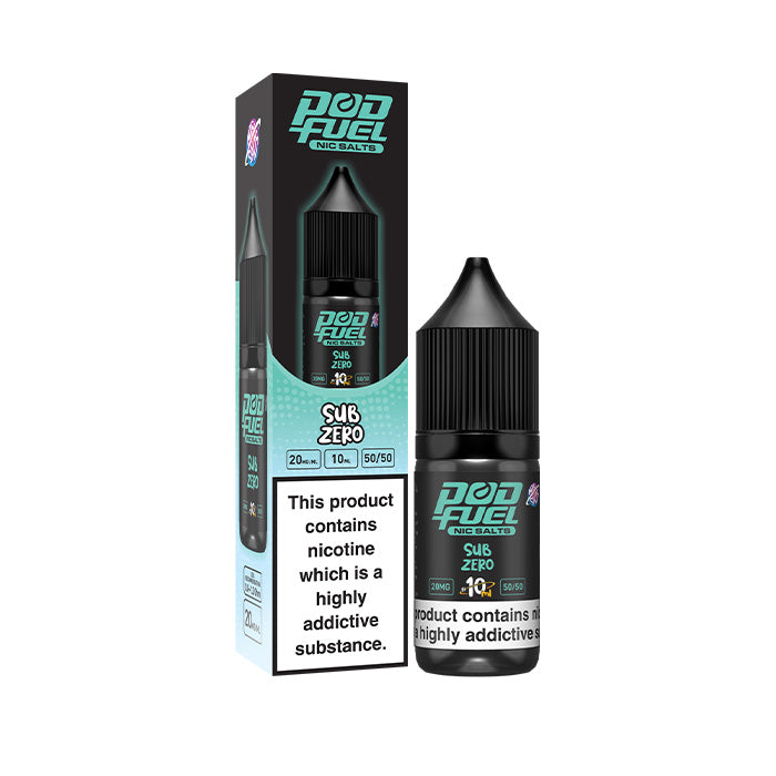 Sub Zero 10ml Nic Salt E-Liquid by Pod Fuel | From 2.99
