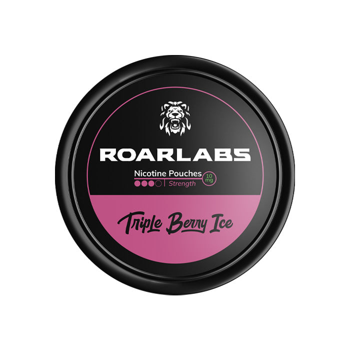 Triple Berry Ice Roar Labs Nicotine Pouches 10mg