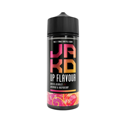 Unreal Berries Rhubarb & Raspberry 100ml Shortfill E-Liquid by JAKD