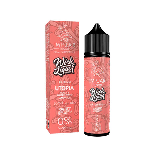 Utopia 50ml Shortfill E-Liquid by Imp Jar & Wick Liquor