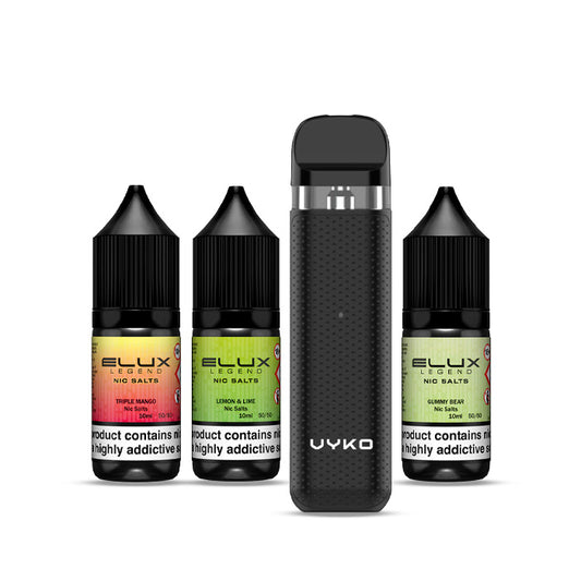 VYKO One Kit with three Elux 10ml Nic Salts