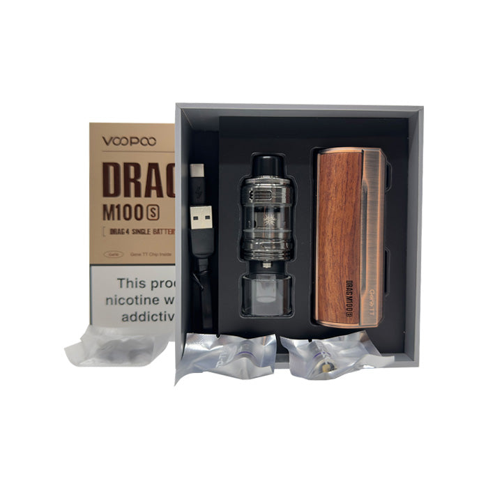 VooPoo Drag M100S Kit Box Shot