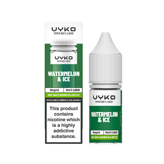 Watermelon Ice 10ml Nic Salt by VYKO Bar