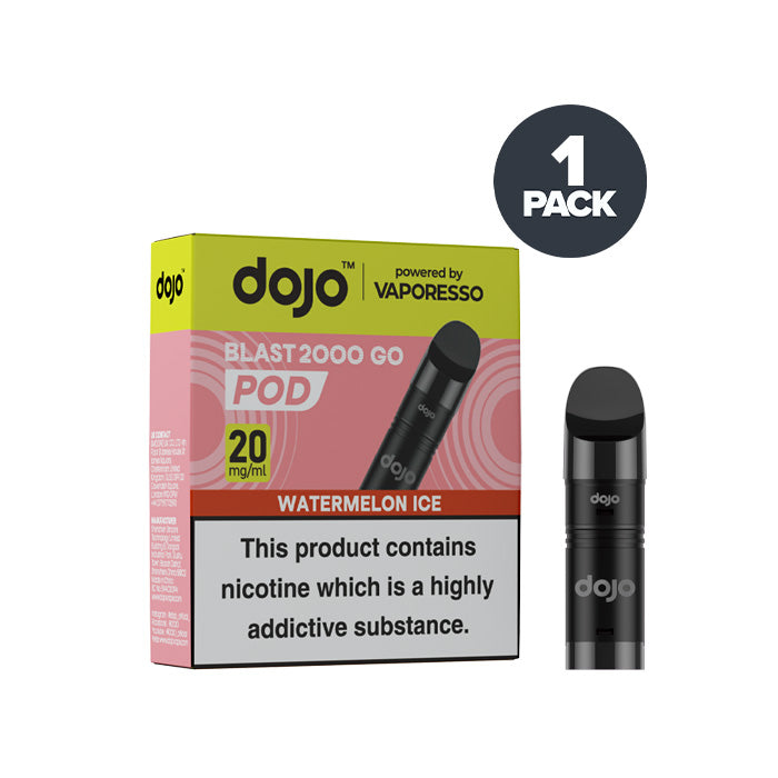 Watermelon Ice Vaporesso Dojo Blast 2000 Go Pre-filled Pods Watermelon Ice Vaporesso Dojo Blast 2000 Go Pre-filled Pods
