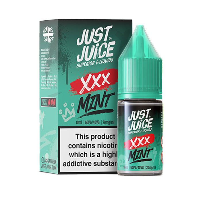 XXX Mint 10ml Nic Salt E-Liquid by Just Juice XXX Mint 10ml Nic Salt E-Liquid by Just Juice