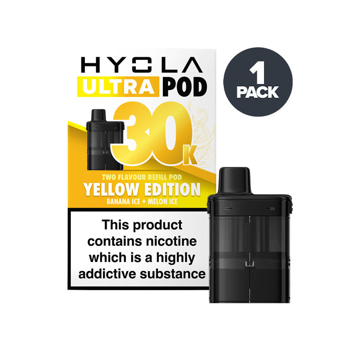 hyola ultra 30k pod vape kit Yellow Edition Hyola Ultra 30K Prefilled Pods