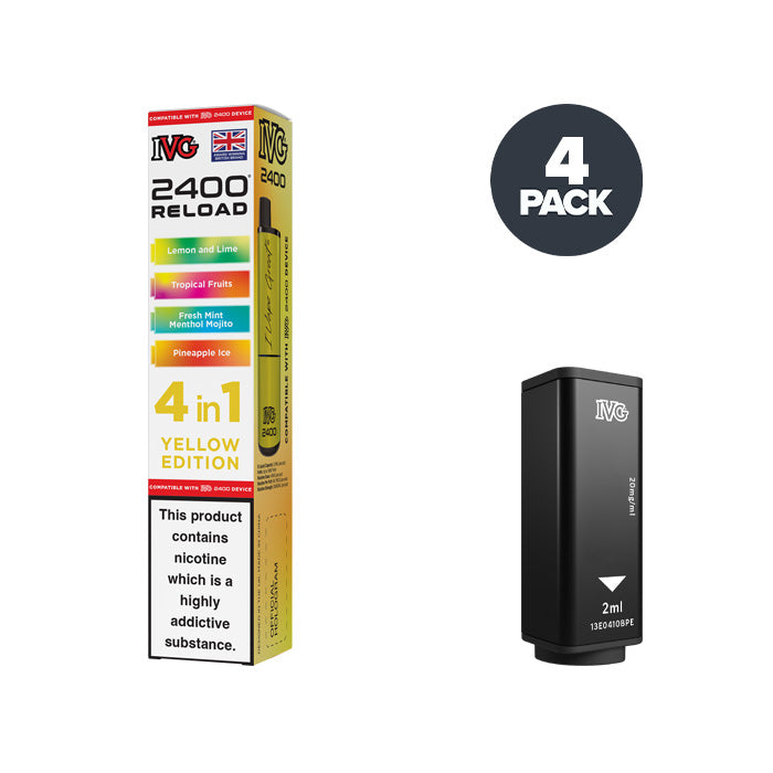 can you buy pods for ivg 2400 IVG 2400 Reload 2-In-1 Prefilled Replacement Pods - 5 For £20 main image 1