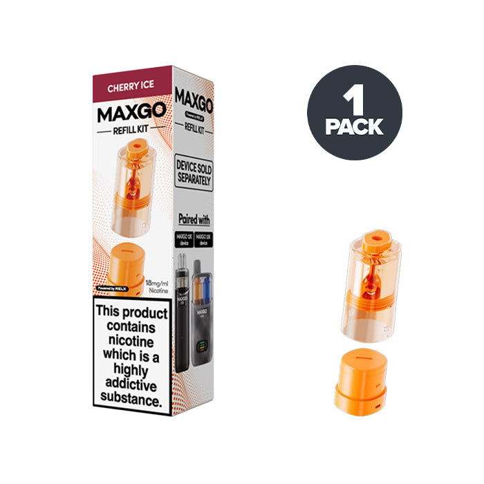 Cherry Ice RELX MaxGo Prefilled Pods Cherry Ice RELX MaxGo Prefilled Pods