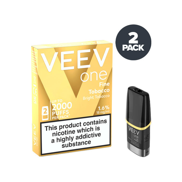 Veev Pod Aromi Fine Tobacco Veev One Pre-filled Pods | Pack of 2 Iqos Veev: Veev Pod Aromi Fine Tobacco Veev One Pre-filled Pods | Pack of 2 Iqos Veev: