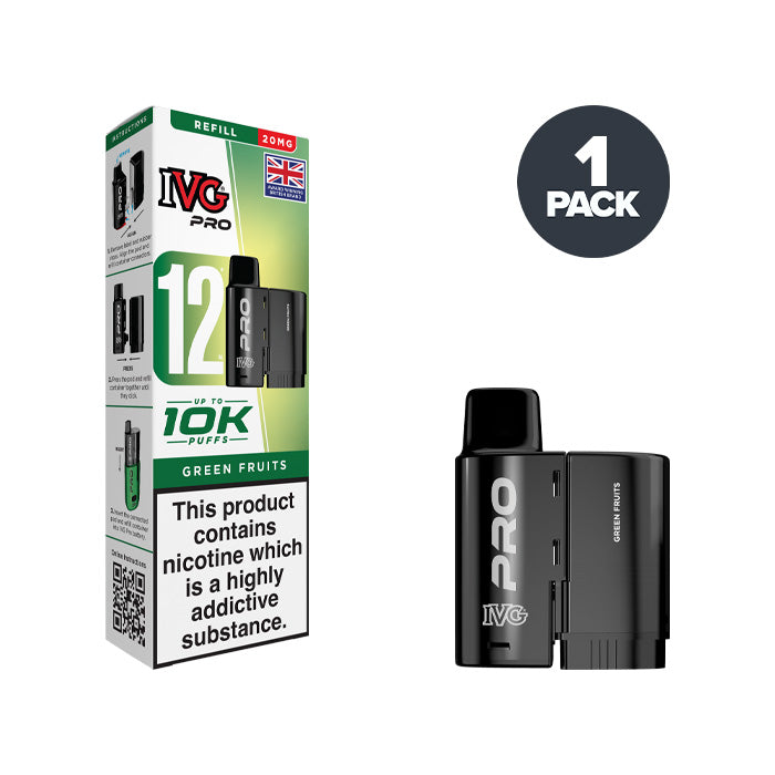 ivg pro green fruits IVG Smart 5500 Refillable Rechargeable Vape Kit  NatureVapour
