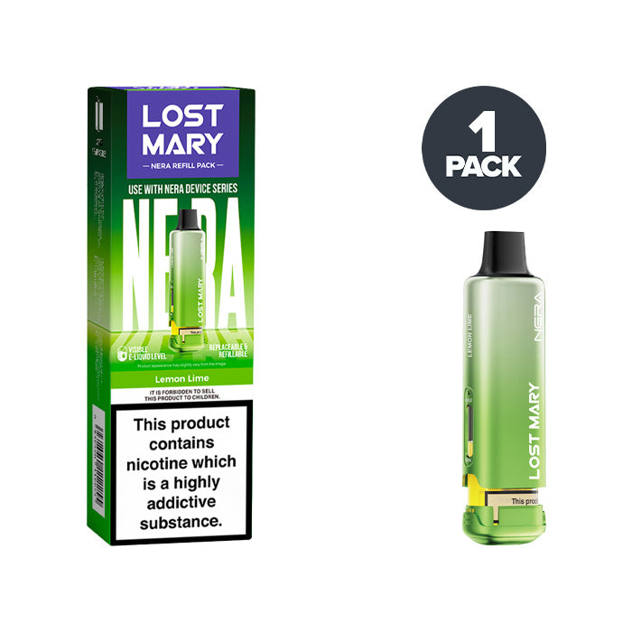 Lemon Lime Lost Mary Nera 15K Refill Pack | 2+10ml Lemon Lime Lost Mary Nera 15K Refill Pack | 2+10ml