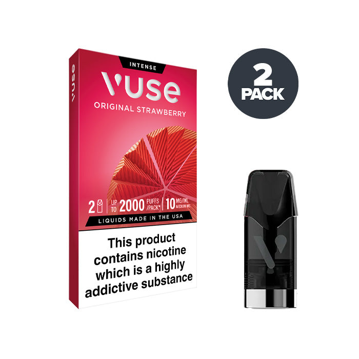 Original Strawberry Vuse Intense Pods | Pack of 2