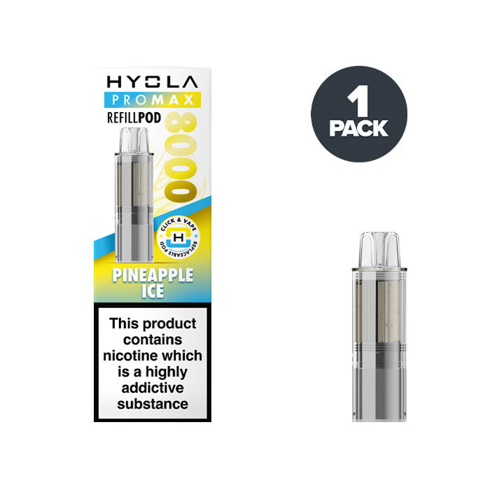 Pineapple ice Hyola Pro Max 8000 Prefilled Pods Pineapple ice Hyola Pro Max 8000 Prefilled Pods