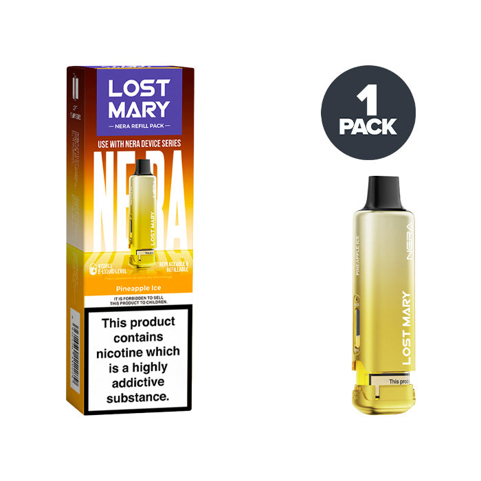 Pineapple Ice Lost Mary Nera 15K Refill Pack | 2+10ml Pineapple Ice Lost Mary Nera 15K Refill Pack | 2+10ml