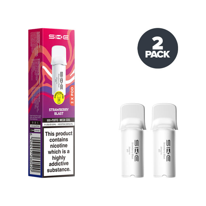 ske crystal vape strawberry burst Replacement Prefilled Pods