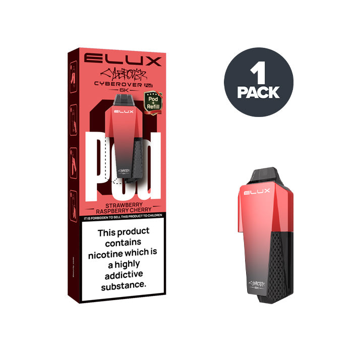 elux cyberover 6k pod kit ELUX CYBEROVER 6K VAPE KIT 18K BUNDLE