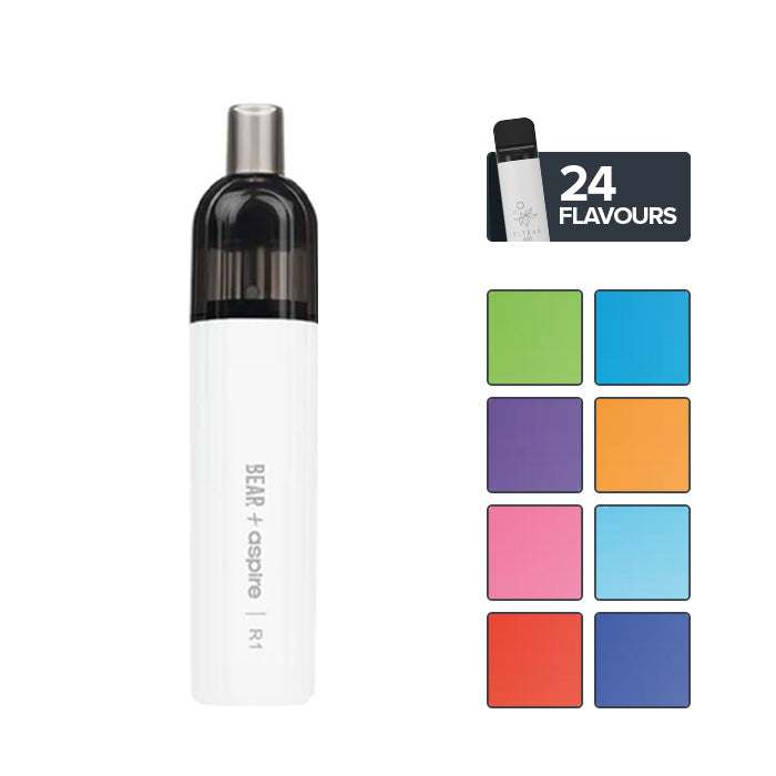 Bear + Aspire R1 Disposable Kit | UK ECIG STORE Bear + Aspire R1 Disposable Kit | UK ECIG STORE