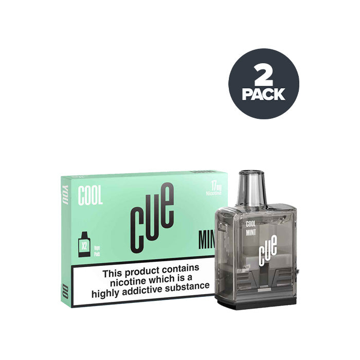 CUE Cool Mint Pod and Box