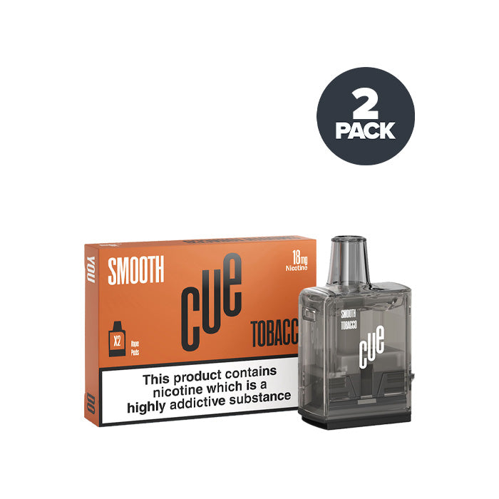CUE Smooth Tobacco Pod and Box